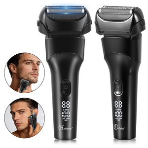 Rasoio Elettrico Professionale Hatteker HT-959 <span class=keywords><strong>per</strong></span> Uomo con Tripla Testina, Alimentazione USB, Display Digitale, Senza Fili <span class=keywords><strong>per</strong></span> una Rasatura Liscia - Product Image 4