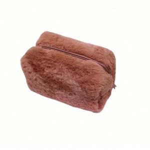 Estuche de Lápices de Felpa Suave, Estuche para Brochas de Maquillaje, Bolsa de Lápices Bonita, Bolsa de Cosméticos - Product Image 3