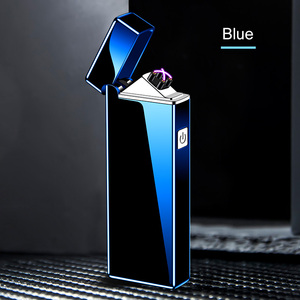 <span class=keywords><strong>USB</strong></span> Sạc Lại Windproof Thuốc Lá Nhẹ Hơn Thân Thiện Với Môi Flameless Điện Bán Buôn Đôi Arc <span class=keywords><strong>Lighter</strong></span> - Product Image 3