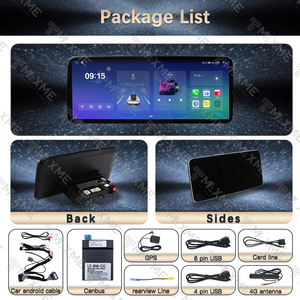 Pantalla GPS Android de 12.3 Pulgadas para BMW Serie 5/E60/LHD 2006-2010, Control del Volante, Reproductor de Radio para Auto con Manos Libres - Product Image 5
