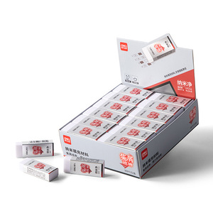 Deli Vp216 Nano Clean Eraser White 30Pcs Box For Student Exam Use - Product Image 1