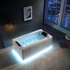 Luxury freestanding soaking hot tub hydrotherapy baths for adults bathtub massage bathtubs whirlpools
