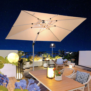 Superventas Roma gran patio paraguas impermeable doble toldo voladizo sombrilla muebles de exterior <span class=keywords><strong>para</strong></span> patio - Product Image 4