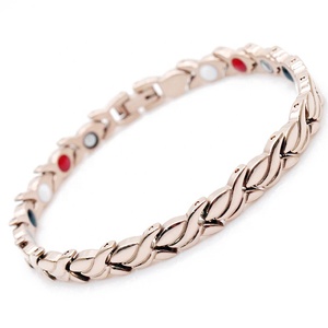 Bracelet <span class=keywords><strong>Bio</strong></span> magnétique 4 en 1 plaqué or <span class=keywords><strong>Rose</strong></span> pour femmes, Bracelet <span class=keywords><strong>de</strong></span> santé - Product Image 4