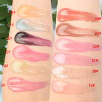 Vente en gros de porte-clés hydratant et changeant de couleur, brillant à lèvres, huile repulpante, bracelet détachable, baume à lèvres hydratant