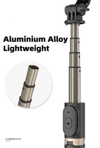 Trépied léger extensible de bâton de <span class=keywords><strong>selfie</strong></span> de téléphone portable de rotation de 360 degrés avec la télécommande - Product Image 4