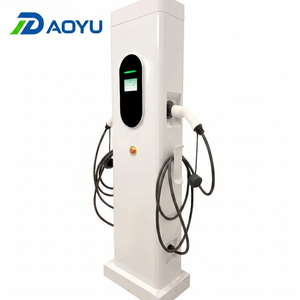 Estación de Carga Inteligente para Vehículos Eléctricos, Doble, 11kW/22kW, Tipo 2, GBT Tipo 1, OCPP 1.6J, con APP, para Oficinas y Flotas - Product Image 1