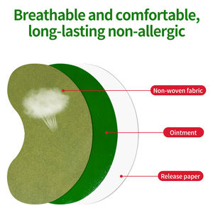 Autocollant efficace à l'armoise pour le soin des articulations des épaules, plâtre chauffant de moxibustion pour le soulagement des douleurs au genou, au dos et au cou, avec taille personnalisable - Product Image 5