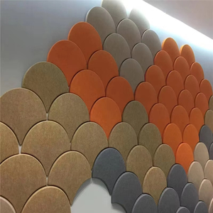 Panneau acoustique <span class=keywords><strong>Bois</strong></span> 3000mm Panneau de fibre de polyester Panneau acoustique 9mm Code Hs - Product Image 2