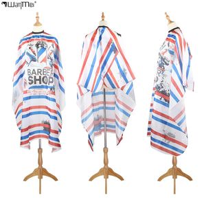 Vintage <span class=keywords><strong>gentleman</strong></span> rétro coiffure ceinture rayure encre-jet coiffure ceinture salon de coiffure ciseaux tablier professionnel salon cape - Product Image 1