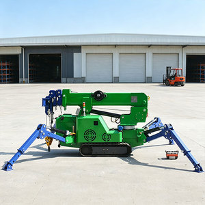 Grúa Araña Diésel/Eléctrica de 3, 5 y 8 Toneladas, Precio de Fábrica Leepa, Aprobada por CE y EPA, Grúa de Construcción Mini de 10 Toneladas con Elevación de 23m - Product Image 1