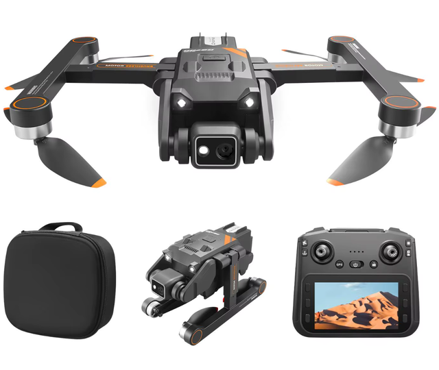 RG700 Pro GPS-controlled Foldable Drone with 4K HD Camera FPV Display Screen Remote Control Plastic Altitude Hold Quadcopter