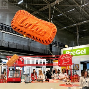 Modèle géant de biscuit/cookie gonflable lumineux à LED, design personnalisé de haute qualité, pour la publicité des marques alimentaires/promotion sur exposition/à suspendre - Product Image 3