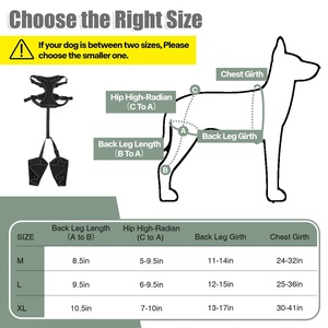Abrazadera de LCA ajustable para perros, pierna trasera, alivia lesiones de ligamentos y dolor en las articulaciones, abrazadera de displasia de cadera para perros, rodillera para perros - Product Image 5