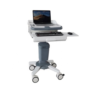 Carrito de Ordenador Médico Móvil Profesional con Altura Ajustable para Hospital, Estación de Trabajo para Portátil - Product Image 1