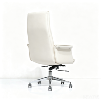 Vente en gros d'usine de chaises de bureau en cuir rotatives et réglables en hauteur, chaises de bureau haut de gamme en cuir de style nordique moderne