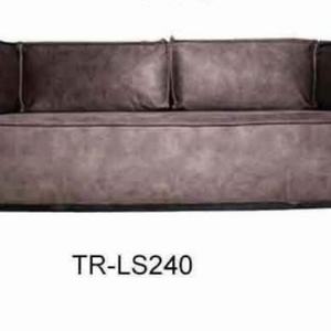 Muebles de Salón de Estilo Europeo, Sofá de Madera Maciza para Dormitorio, Canape Gris Tapizado, Cómodo Sofá para Sala de Estar - Product Image 5