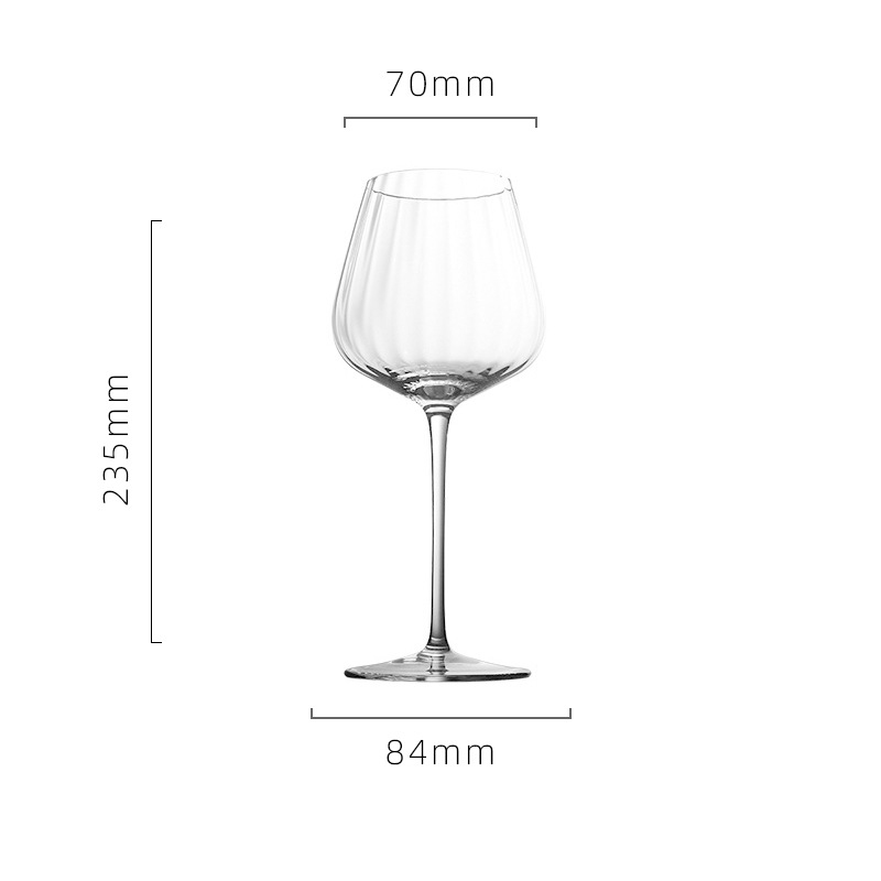 Red wine glass