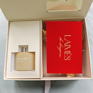 Caja de Regalo con Tarjetas de Agradecimiento Personalizadas con Aroma <span class=keywords><strong>y</strong></span> Terciopelo, Caja Vacía con Mensaje Personalizado, Caja para Empaque de Bodas <span class=keywords><strong>y</strong></span> Fiestas - Product Image 1