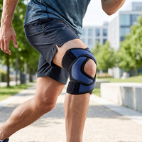 Genouillère de soutien personnalisée en néoprène pour la protection des blessures du ménisque et la fixation articulaire, avec sangle rotulienne spéciale pour le sport