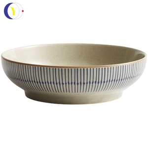 Grand bol à soupe en céramique pour la maison, récipient spécial pour les tranches de viande bouillie, ensemble de vaisselle - Product Image 5