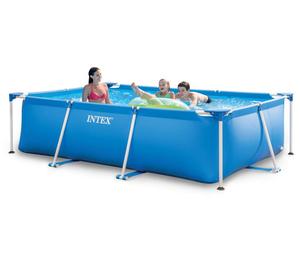 <span class=keywords><strong>Piscine</strong></span> rectangulaire familiale <span class=keywords><strong>INTEX</strong></span> <span class=keywords><strong>Intex</strong></span> 28273 4,50 m x 2,20 m x 84 cm avec structure métallique pour des moments <span class=keywords><strong>de</strong></span> plaisir en famille - Product Image 2