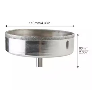 OEM personnalisé Offre Spéciale <span class=keywords><strong>110mm</strong></span> galvanoplastie diamant scie cloche forage carreaux de verre coupe scie cloche diamant noyau foret - Product Image 3