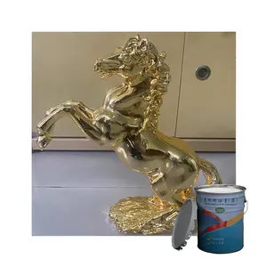 Wholesale high quality mirror metal plating paint high light transparent plastic metal plating topcoat