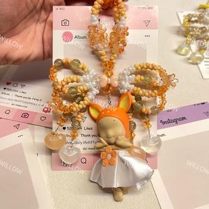 พวงกุญแจโบว์ โซนี่ แองเจิล ฮิปเปอร์ส จี้ห้อยกระเป๋าโทรศัพท์ ของตกแต่งหรูหรา แฟชั่น โซ่ตุ๊กตา เสื้อผ้าตุ๊กตา ของตกแต่ง โซ่แบบกำหนดเอง ของขวัญน่ารัก - Product Image 5