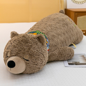 Cute Teddy Bear Soft <strong>Plush</strong> Toys Pillows Living Room <strong>Sofa</strong> Decoration Sleeping Cushions <strong>Stuffed</strong> Animal Toys for Boys - Product Image 1