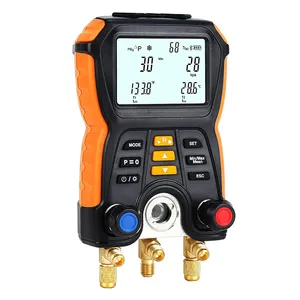 Hvac Tools R32 R410 세트 디지털 매니폴드 게이지 냉동 압력계 Testo 557s Herramientas 드 냉매