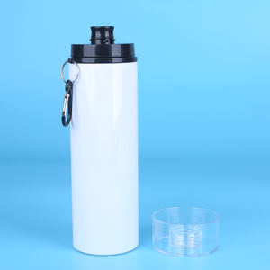 Bouteille d'eau de Sublimation de 750 ml, bouteille en Aluminium avec couvercle coloré, bouteilles d'eau intelligentes personnalisées pour le <span class=keywords><strong>sport</strong></span> - Product Image 5
