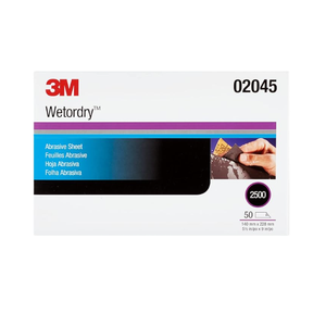 Giấy nhám 3M Wetordry <span class=keywords><strong>Abrasive</strong></span> Sheet 401Q, 02045, 5.5x9 inch, 50 tờ, cắt nhanh, dùng cho đánh bóng thân xe, hoàn thiện sơn, giấy nhám - Product Image 1