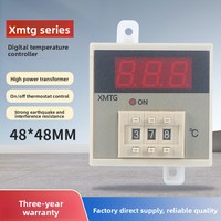 Controlador de Temperatura Digital PID ODM XMTG K E PT100 con Entrada Digital 0-399 ℃   Termostato Industrial con Código de Marcación y Salida de Relé AC220V/380V