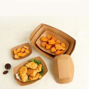 Bandeja de Comida Desechable Personalizada al por Mayor para Aperitivos - Platos y Tazones de Papel Prácticos para Llevar - Product Image 2