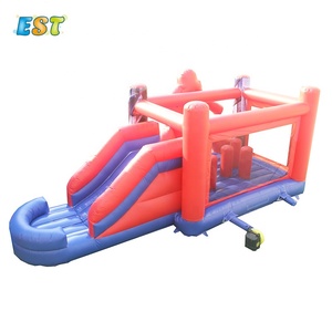 Spiderman aire de pvc, <span class=keywords><strong>el</strong></span> "moonwalk" saltador de trampolín gorila <span class=keywords><strong>castillo</strong></span> inflable Casa de rebote con tobogán - Product Image 4