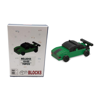 Venta Directa de Fábrica, 12 Tipos de Juguetes de Bloques de Construcción de Plástico con Dibujos Animados, Bloques de Micro Ladrillos de Partículas Pequeñas para Niños