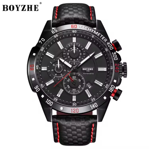นาฬิกาข้อมือหนังแท้ผู้ชาย รุ่นคลาสสิก WL012P ยี่ห้อ <span class=keywords><strong>BOYZHE</strong></span> Factory รับผลิตแบบ OEM พร้อมสลักโลโก้ตามสั่ง - Product Image 6