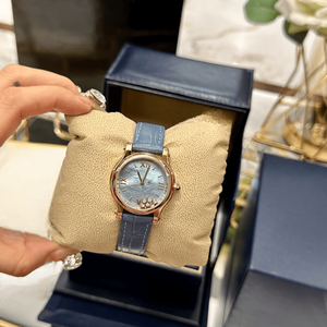 Montre automatique de luxe pour femmes, cadran en nacre rose, accent diamant, boîtier en or rose, montre-bracelet élégante - Product Image 2