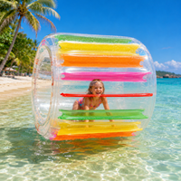 Bouée gonflable colorée pour enfants en PVC écologique et économique pour la piscine et la plage
