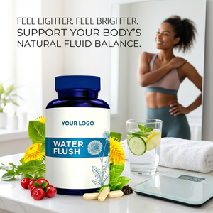 Détox Beauté <span class=keywords><strong>Diurétique</strong></span> Anti-ballonnements Amélioration de la Densité Osseuse Thé <span class=keywords><strong>Vert</strong></span> Feuille de Pissenlit Poudre de Canneberge Chlorure de Potassium Capsules 50 - Product Image 4
