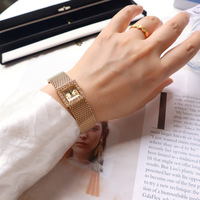 Jam Tangan Wanita Desain Baru 2026 Berkualitas Tinggi dengan Mesin Jepang Quartz, Dial Kecil yang Elegan, Tahan Air untuk Bisnis