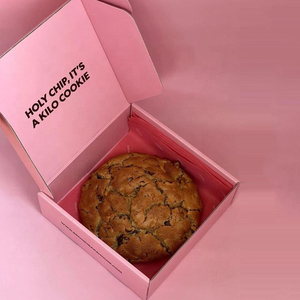 Scatola di biscotti rosa più venduta di lusso torta di pane ciambelle di pasta di Sushi pasticceria Snack biscotti da forno scatola di imballaggio di carta con inserti - Product Image 3