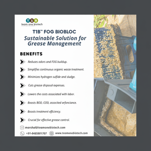 Bloque microbiano continuo para equipo de cocina comercial Control de grasa de aceite - Product Image 1