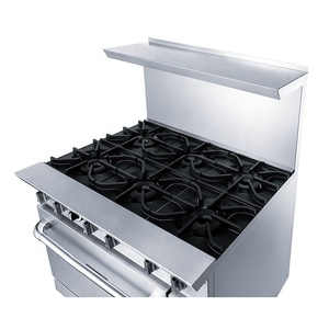Cucina a <span class=keywords><strong>Gas</strong></span> Commerciale ETL con 6 Bruciatori, Fornello a <span class=keywords><strong>Gas</strong></span> da 48 Pollici Tipo Americano con Forno <span class=keywords><strong>Standard</strong></span> - Product Image 4