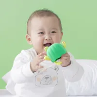 Bpa Free Silikon Baby Kaktus Handgelenk Zahnen Hand Beißring Kauen Schnuller Schnuller Spielzeug für Neugeborene