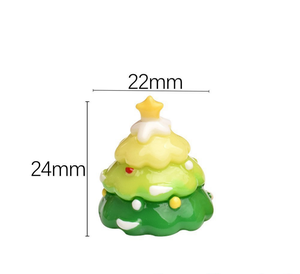 Accessoires DIY de la série Noël et Halloween : Breloques <span class=keywords><strong>en</strong></span> résine, miniatures de nourriture, <span class=keywords><strong>bonhomme</strong></span> de neige, homme <span class=keywords><strong>en</strong></span> <span class=keywords><strong>pain</strong></span> <span class=keywords><strong>d</strong></span>'épices, <span class=keywords><strong>d</strong></span>écorations festives - Vente chaude - Product Image 2