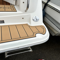 Tapis de plateforme de bain pour bateau Bayliner 2355 de 1995, en mousse EVA, imitation teck, style SeaDek MarineMat Gatorstep, auto-adhésif