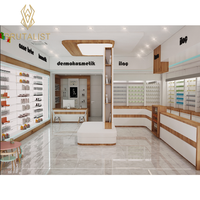 Meubles commerciaux modernes, aménagements de pharmacie, conception d'étagères, étagères de pharmacie modernes pour vitrines