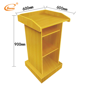 Meubles d'extérieur en bois à prix abordables : pupitre d'église, table de pupitre, podium d'école avec rangement intégré - Product Image 3